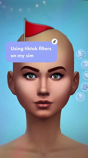 Using tik tok filters to create sim characters pt.1 #fry #fyp #foryou #foryoupage #fryp #xyzbca #xyzcba #fy