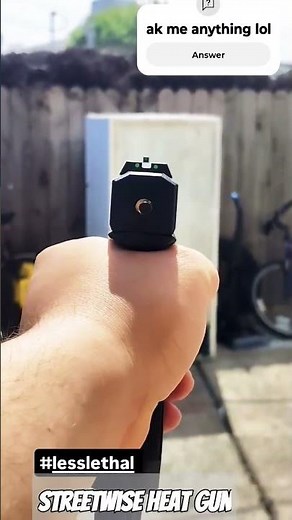 this is the streetwise heat gun it's a self defense less lethal weapon for protecting your life buy!