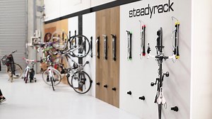 435K views · 129 reactions | Our Steadyrack Classic Rack was built to safely and securely store road bikes. No lifting, space saving, built to last. Save 10% when you buy 2 or more. | Steadyrack | Facebook