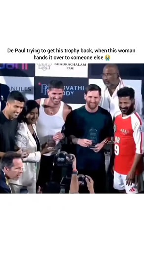 footballeditz on Instagram: "Depaul : its mine give it back🥹... Lionel Messi’s visit to India created massive excitement among fans across the country. From airports to hotels, huge crowds gathered just to catch a glimpse of the football legend, showing how deeply he is admired in India. The visit highlighted Messi’s global influence beyond Europe and South America. Even without a competitive match, his presence alone was enough to unite fans from different regions, ages, and backgrounds. Messi