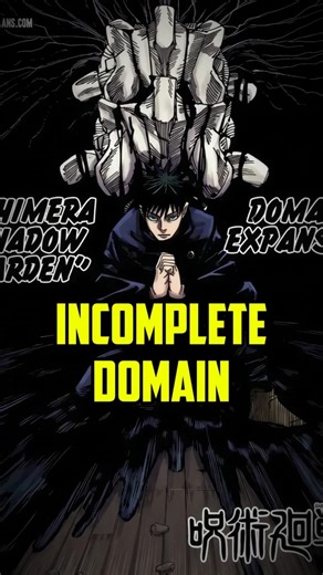 Megumi Fushiguro’s Incomplete Domain #jujutsukaisen #animeshorts #anime