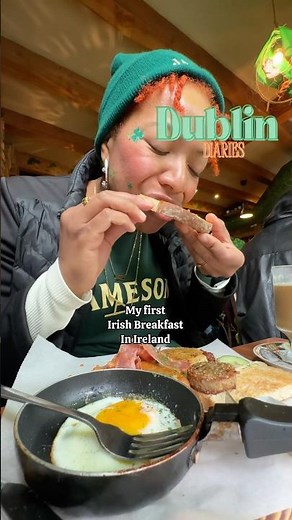My First Traditional Irish Breakfast in Dublin 🇮🇪☘️ | Solo Travel at Irish Potato Cake Company