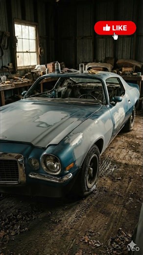 1970 Camaro SS Abandoned → Insane Glow Up! 😱 ASMR #automobile #chrome #restoration