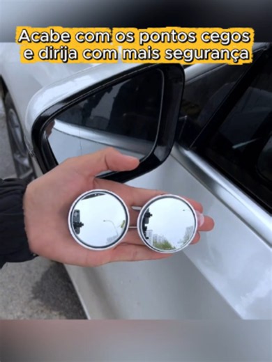 Espelho Retrovisor Convexo Auxiliar 5cm para Pontos Cegos