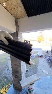 Fluted wall panel clips installation #fluted #panel #wall #construction