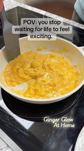 Ginger Glow at Home— I’m Ginger Glow, and I’ve learned that glow doesn’t always come from big moments. Sometimes it comes from slowing down, nourishing yourself, and letting a small moment be enough. If today feels simple, quiet, or ordinary — you’re not missing anything. You’re living it. 🤍 Save this for the days you forget. @gummfamtravels @hallie @Bigtingscoming