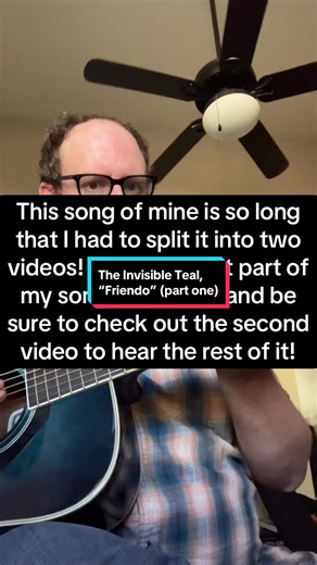 I recently wrote 16 songs, and this is one of them — it’s called “Friendo,” and yes, it’s 16-and-a-half minutes long. Let me know what you think in the comments! Thanks so much for watching, reading, listening, collaborating, and tolerating slowly slipping phone cameras. 😂