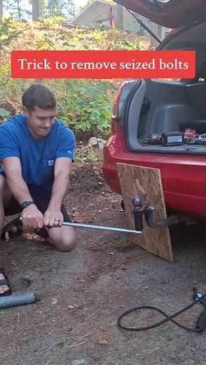 Trick to help remove a rusted or seized nut / bolt. If you increase the length of your wrench this will increase your leverage and should break the nut loose. #tooltip #tooltiptuesday #renoproject #renotools #renotips #carpentrywork #carpentryworks #carpentryskills #bluecollartips #bluecollarlife #mechaniclife #mechanicrepair #lifehacks #diyproject #homeownership #homerenos #handymanservice #homemaintenance #toolsofthetrade