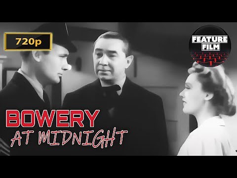Bowery at Midnight (1942) Classic Crime and Horror Movie | Full Length movie for free
