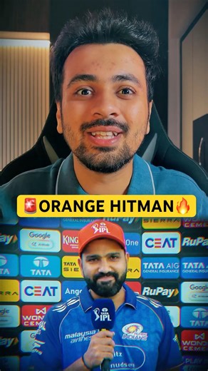 🚨Rohit Sharma ORANGE Cap🔥Rohit Sharma 35 78 113 Runs Most Runs Orange Cap Holder DC vs MI IPL 2026