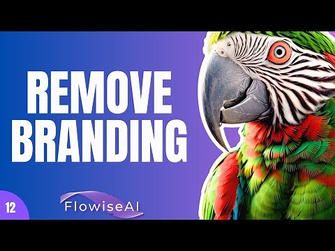 Flowise AI Tutorial #12 - How To REMOVE the Flowise Branding from the Chat Window