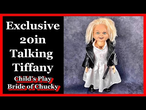 Meet the Exclusive Spirit Halloween Talking Doll Tiffany from Bride of Chucky!
