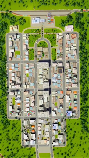 Compact Industrial Block Blueprint | Cities skylines 1