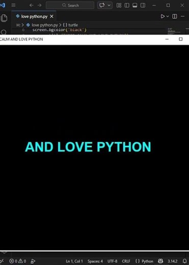 love python #coding #programminglanguage #python #edit #developer