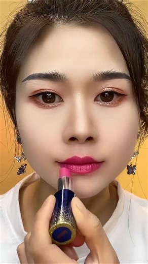 Enchanted Berry Lips | Butterfly Aesthetic Makeup 🦋💄 #beautyhacks #lipstick #viral