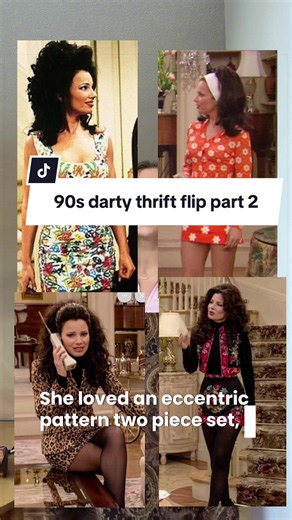 90s thrift flip: upcycled Nanny-style sewing transformation