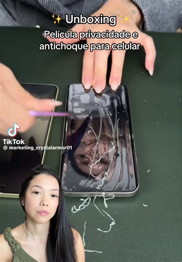 Película de Privacidade e Antichoque Crystal Armor