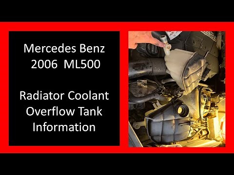 MERCEDES BENZ Radiator Coolant Reservoir Overflow Expansion Tank W164 2006 06 ML350 ML500 GL450 07