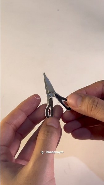 Can I make it even smaller… #scissors #tiny #smallest #experiment #cute