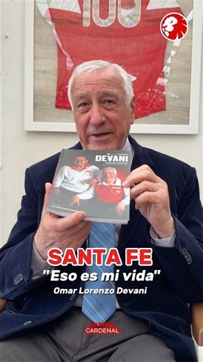 "It's my life": Omar Lorenzo Devani expressed his affection for Santa Fe. This is his autobiograp...