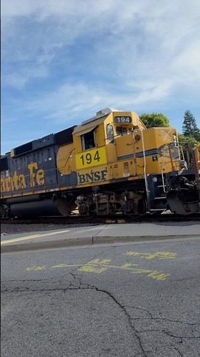 The Watson Local with a BNSF blue bonnet! #train #bnsf #trainjourney #railfanning