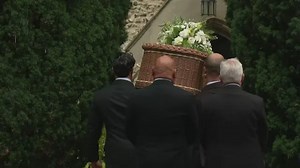 Dame Deborah's coffin arrives at church for funeral service