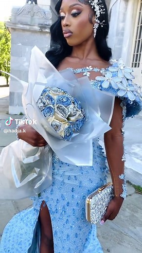 Cinderella Moment at Philly Prom 2023 with Nigerian Dress