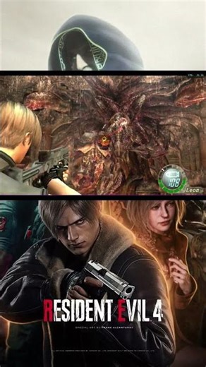 Leon VS Salazar #residentevil #re4 #shorts