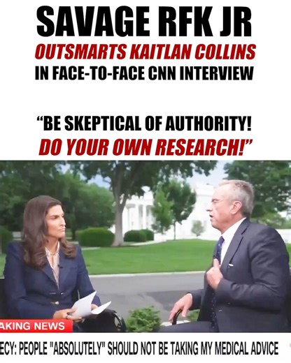 RFK Jr SHUTS DOWN Kaitlan Collins live on her own show | American Wire
