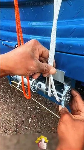 Truck load binder usage tutorial 🛻🪢 #shorts