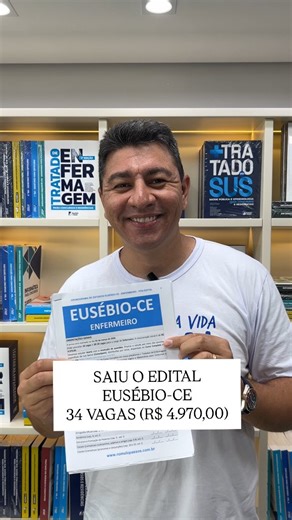 Professor Rômulo Passos on Instagram: "🚨SAIU O EDITAL Prefeitura de Eusébio-CE Concurso Público Banca: CONSULPAM Inscrições: 09/12/2025 a 29/12/2025 Provas: 01/03/2026 Enfermeiro PSF 40h: 10 vagas + 30 CR (R$ 4.970,00) Técnico em Enfermagem 40h: 24 vagas + 72 CR (R$ 3.479,00) Conteúdo Programático: Técnico em Enfermagem: Língua Portuguesa, Informática, Direito Administrativo e Constitucional, Raciocínio Lógico Matemático, Conhecimentos sobre o Município e Conhecimentos Específicos. Enfermeiro: 