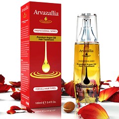 Arvazallia Premium Argan Oil for Hair Treatment Leave in Treatment , Conditioner , and Styling Serum