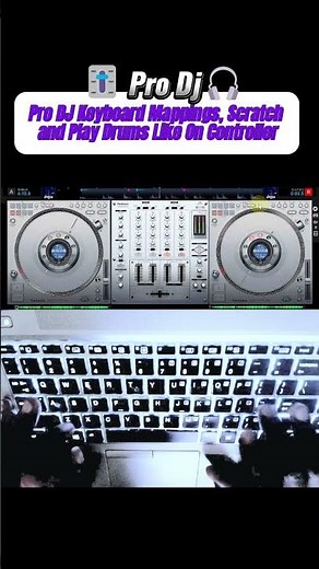 Best Keyboard Mappings Setup For Beginner and Pro DJs Mixing Like On Controller #shorts #shortfeed