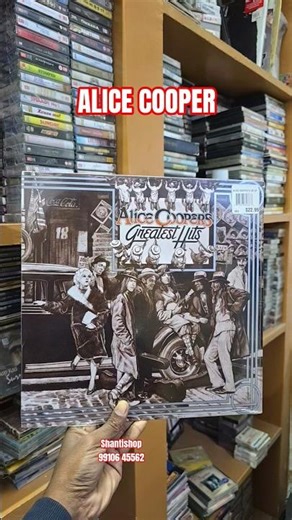 Alice cooper's greatest hits sealed vinyl record #shantishop #lprecords #ytshorts #vinylrecords