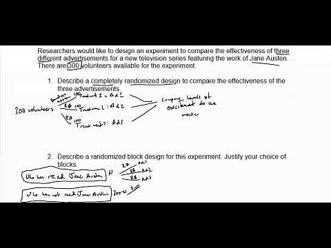 AP Stats 4.2c Note and Example 1: Randomized Block Design