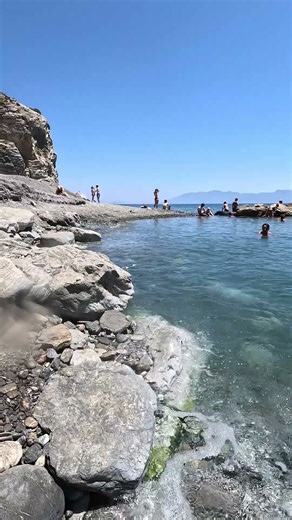 Bubbling Spring – Hot Water Emerging at Therma Beach