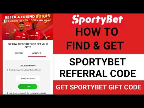 How To Get Referral Code On Sportybet | Get Sportybet Gift Code