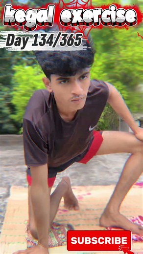 kegal exercise with 🫸 134/365day#viral #kegal #shorts #explore