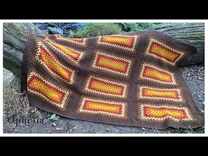CROCHET RETRO BLANKET TUTORIAL // 1970s Inspired Blanket // ophelia Talks Crochet