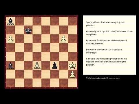 Deep Calculation Chess Puzzles #70