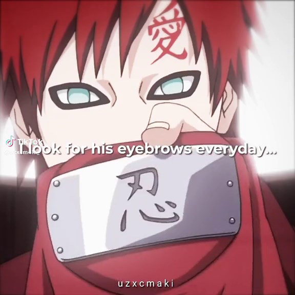 Find Gaara's Eyebrows in Naruto Shippuden! #AnimeEdit