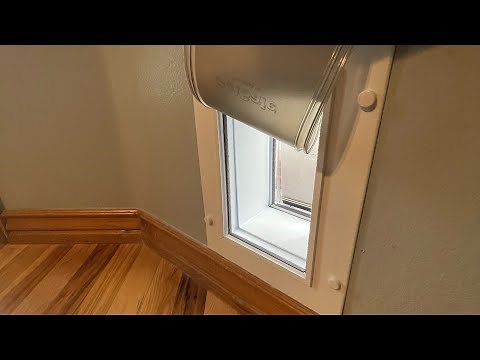 How to install a Wall Entry Pet Door for Exterior and Interior Walls. Petsafe Cat and Dog Door.