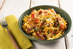 Pasta con pancetta