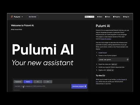 Pulumi AI: Your new Powerful Assistant