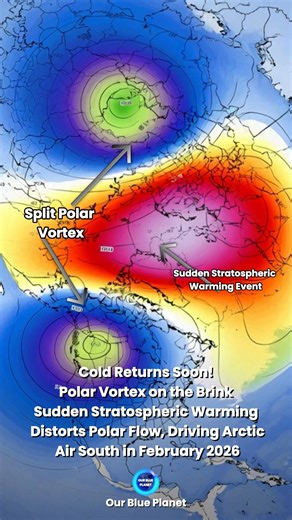 A major stratospheric warming high above the Arctic is disrupting the polar vortex. And it is poised to push Arctic air into North America and Europe. Forecast models are signaling a rare, high-altitude disturbance that could significantly shift winter weather for millions over the next few weeks. A sudden stratospheric warming is unfolding, with upper-air temperatures surging by tens of degrees within days. This rapid heating is weakening the polar vortex—the fast high-altitude winds that usual