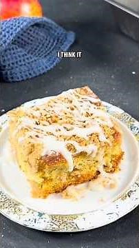 Cake Mix Apple Cake With Crumble Topping
