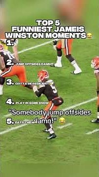TOP 5 FUNNIEST JAMEIS WINSTON MOMENTS😂 #jameiswinston #nfl #nflfootball