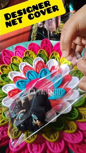 Designer mosquito net cover #diy #handmade #sewingadvice