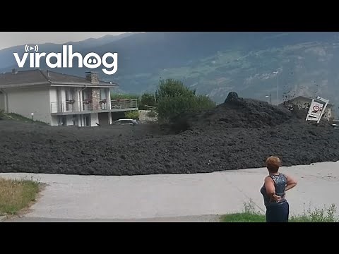 Massive Mudslide in Switzerland || ViralHog