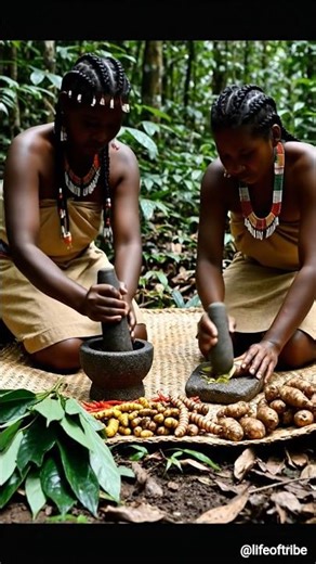 Traditional Tribal Women Cooking Together in the Forest | Ancient Jungle Cooking